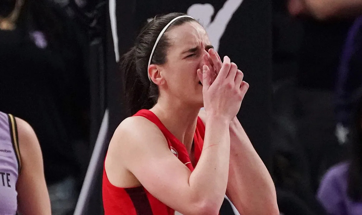 ‘Never winning a championship with this woman’: Criticism rises after cameras catch Caitlin Clark throwing a ‘tantrum’