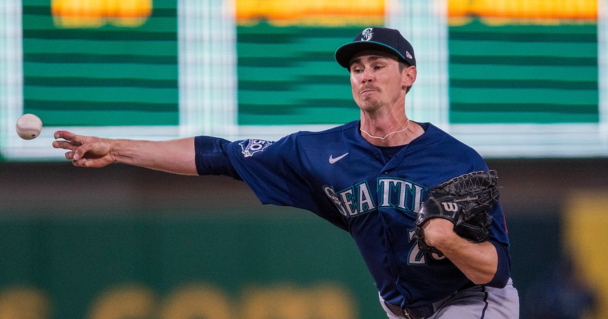 Emerson Hancock leads Mariners to 4-1 win over the Athletics and ends Kurtz's 48-game on-base streak :: WRAL.com