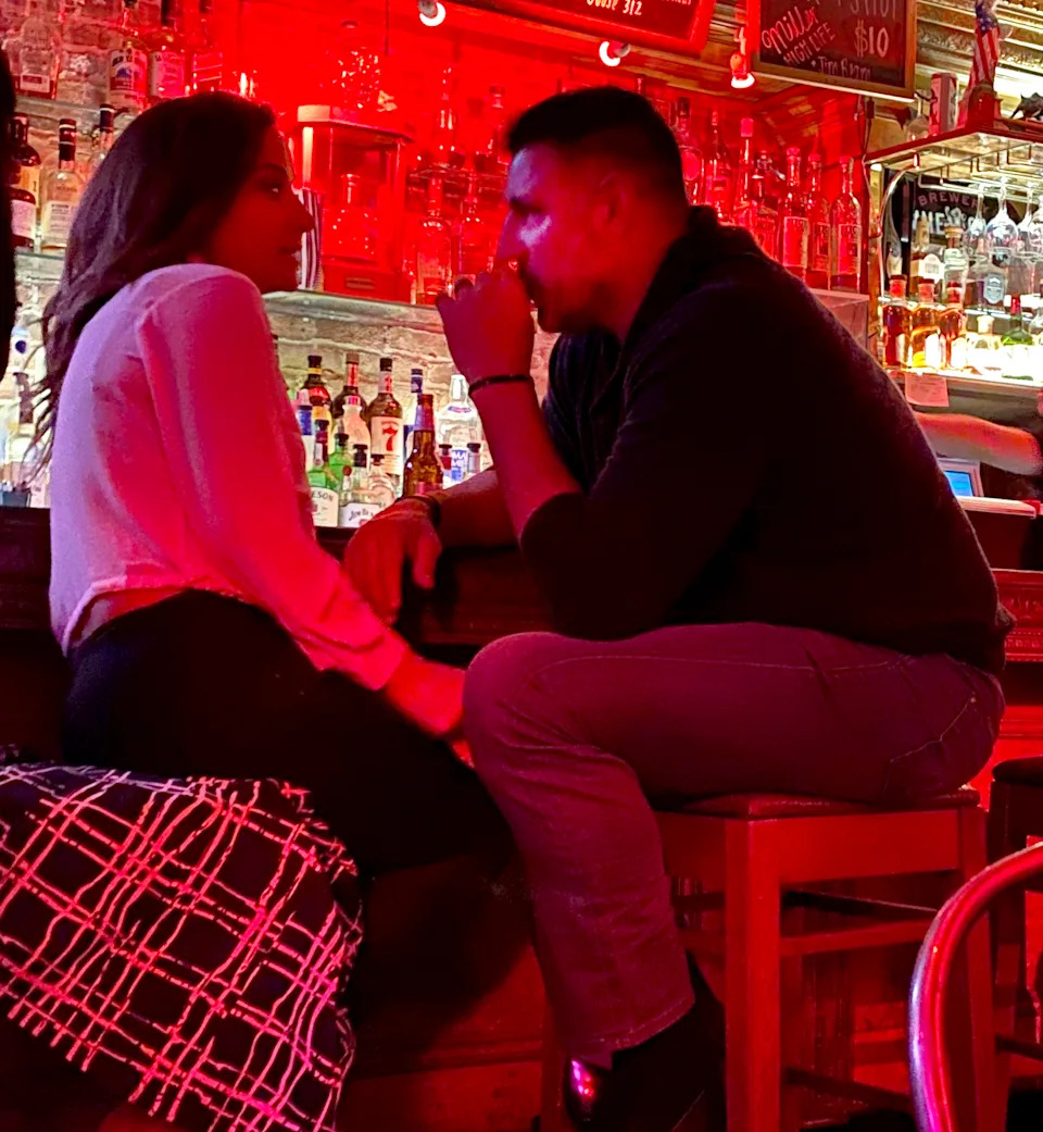 The alleged boat rental came a year after Dianna Russini and Vrabel were spotted in a New York City bar by an eyewitness (as seen above). © Page Six