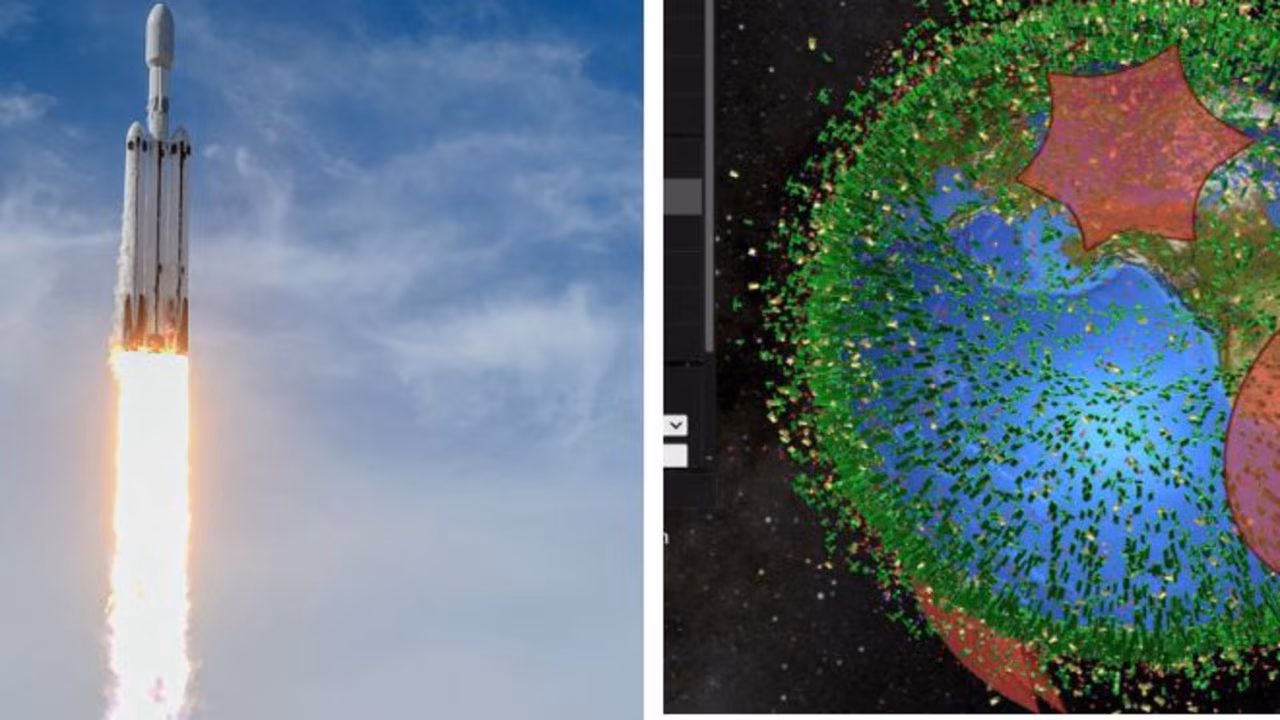 Chilling space crisis threatens the world as satellite swarm