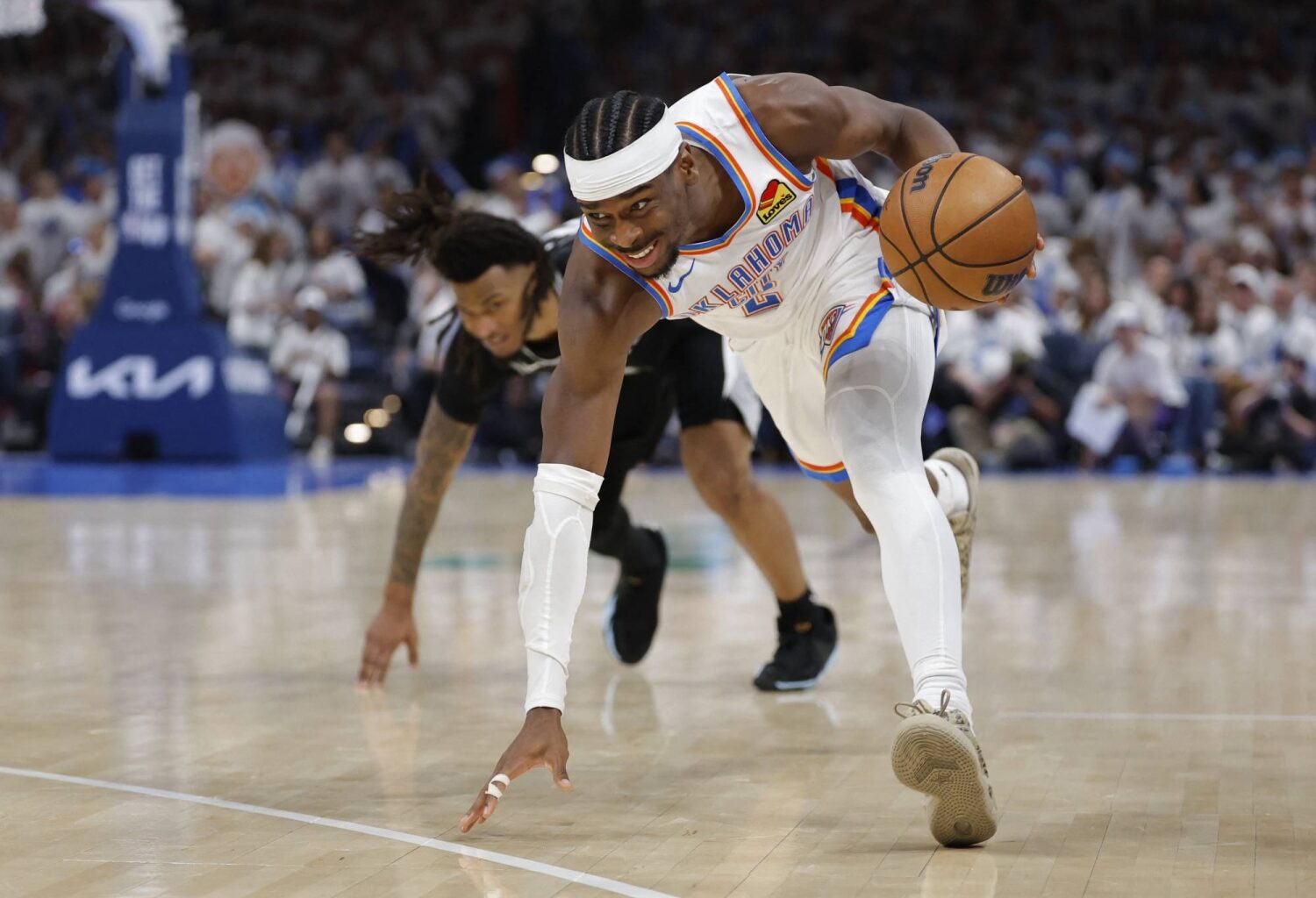 Thunder top Spurs to move to brink of NBA Finals