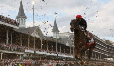 Kentucky Derby winner Golden Tempo will not run in the Preakness Stakes