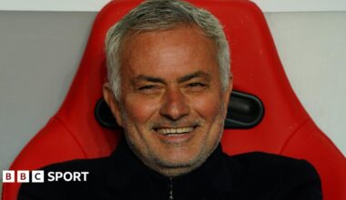 Jose Mourinho smiling