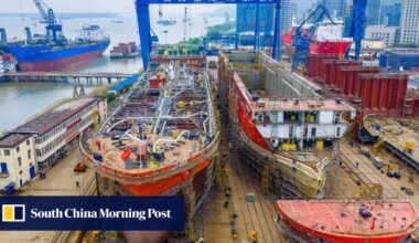 China tightens its grip on global shipbuilding, grabbing 85% of new orders