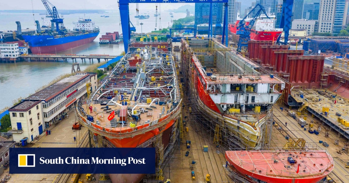 China tightens its grip on global shipbuilding, grabbing 85% of new orders