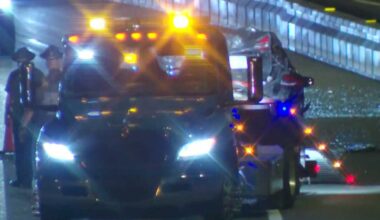 Massachusetts State Police trooper struck while working highway detail on Interstate 93