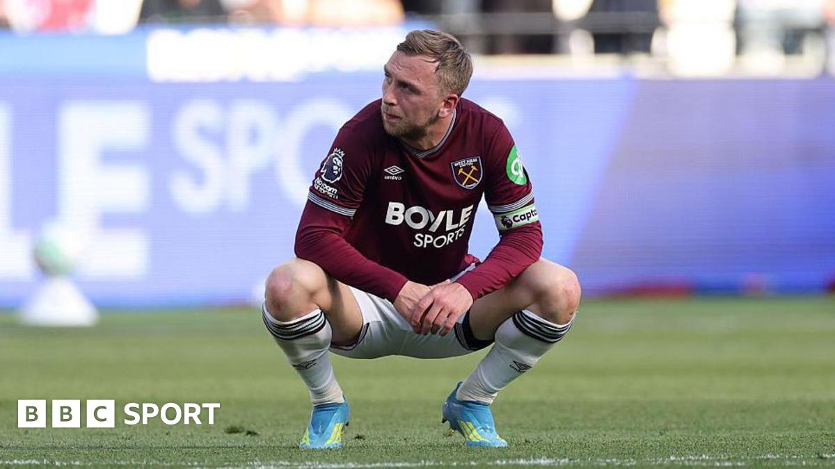 West Ham 3-0 Leeds - Hammers relegated despite final-day win