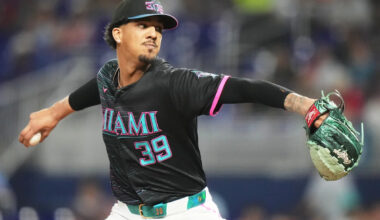 Marlins pitcher Eury Pérez expected to miss approximately 8 weeks with odd leg injury