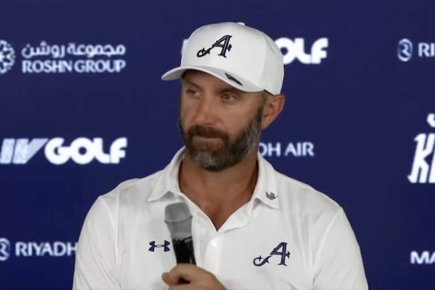 Dustin Johnson was asked about the future of LIV Golf and delivered the most Dustin Johnson answer ever