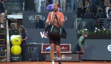 Daniil Medvedev Italian Open match halted as players leave court | Tennis | Sport