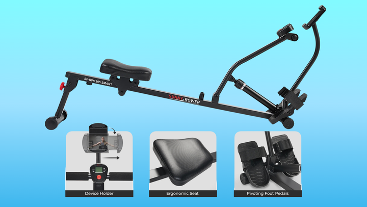 The machine is designed for comfort and stability.