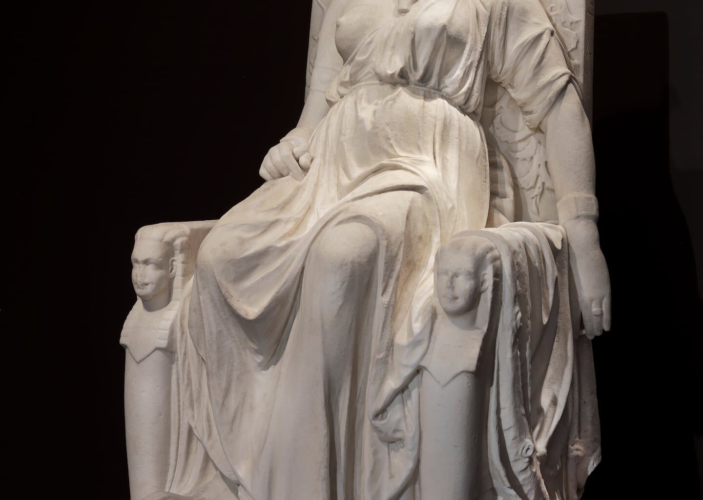 Edmonia Lewis, "The Death of Cleopatra," 1876.