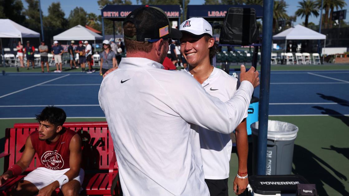 Arizona men’s tennis advances to first-ever Elite Eight