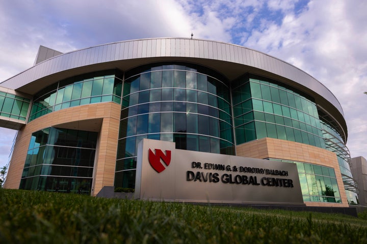 Nebraska Medicine's Davis Global Center, seen Sunday, is where 15 American passengers from the hantavirus-stricken cruise ship are quarantining.
