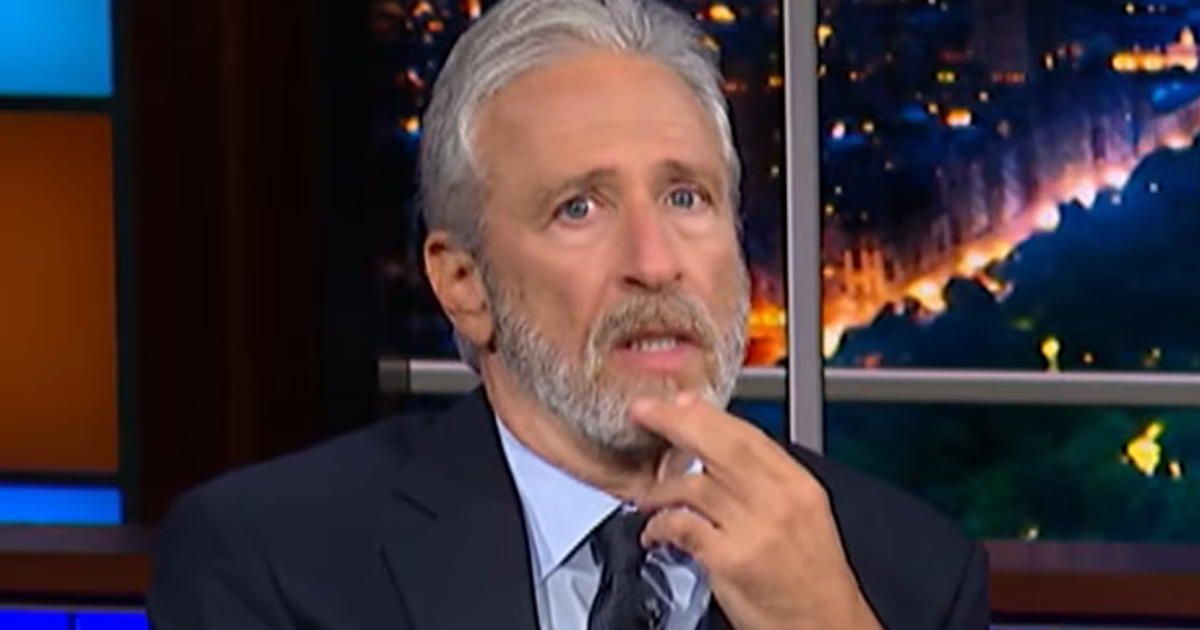 Jon Stewart Drops Brutal Line About CBS On Colbert’s ‘Late Show’ As It Winds Down