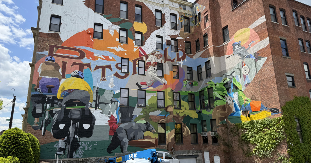 A massive wildlife mural now overlooks North Street in Pittsfield | Central Berkshires