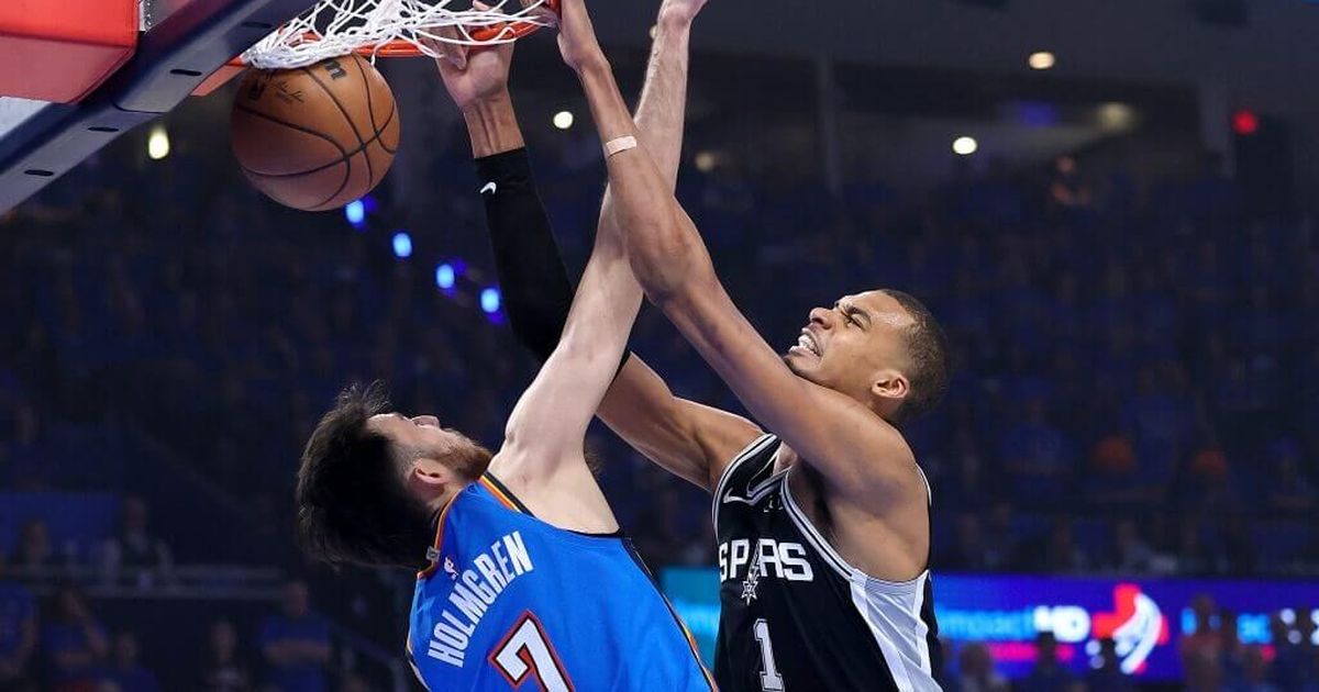Chet Holmgren, unusually quiet vs. Spurs, gives Thunder a problem to solve this summer