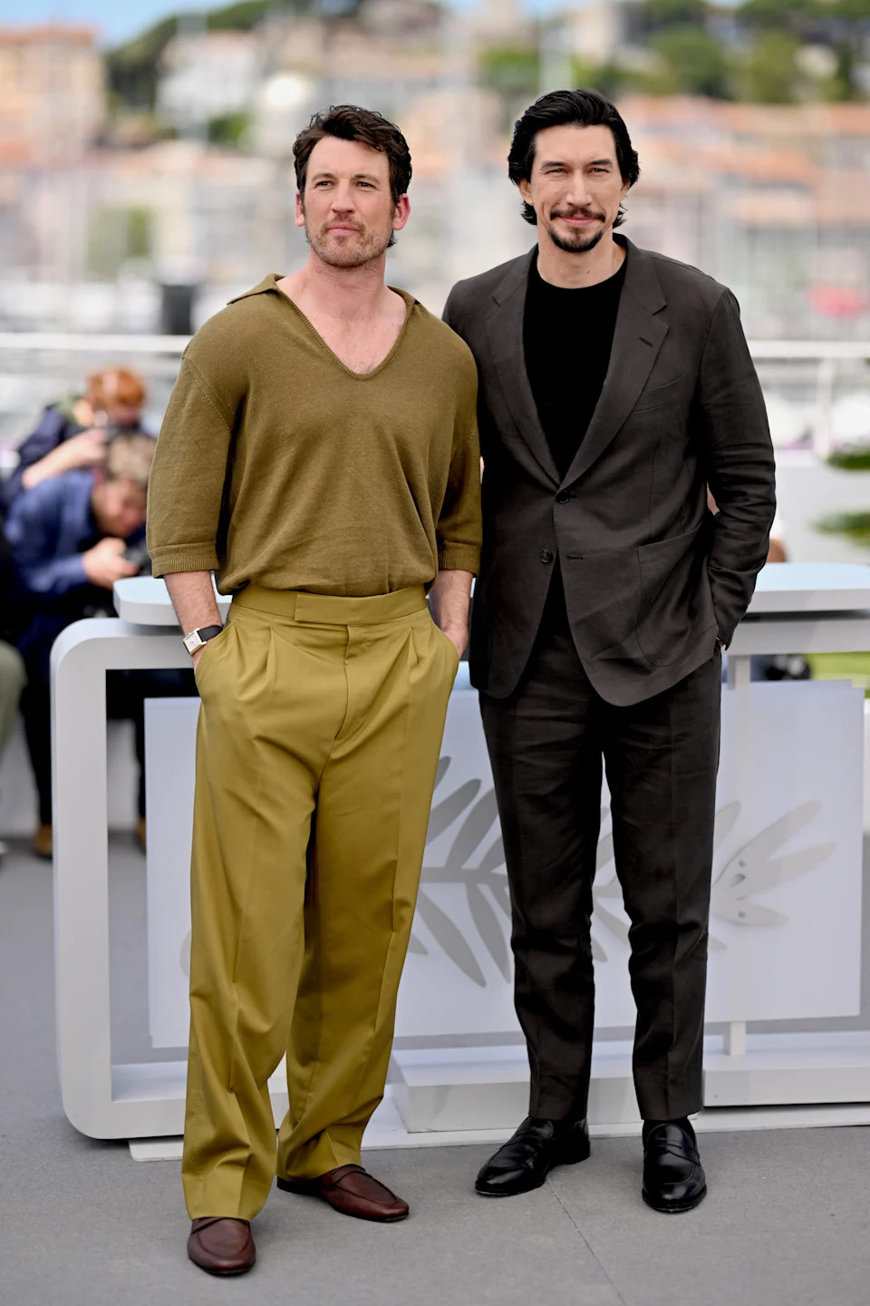 Miles Teller and Adam Driver.