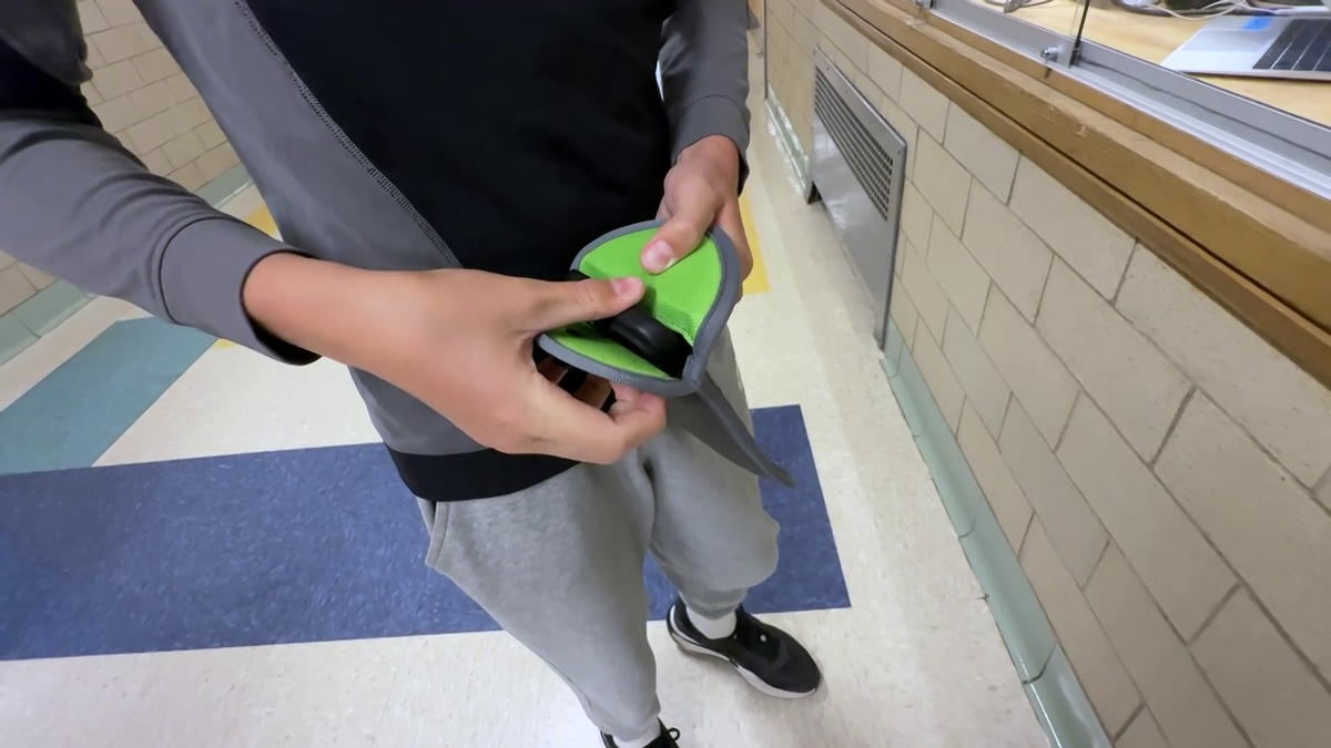 Wellesley Middle School locks away cellphones to improve student focus