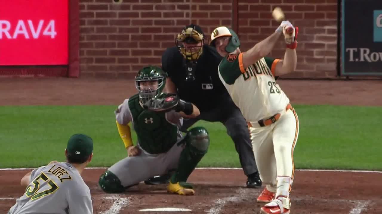 Nick Kurtz's 2-run triple highlights a 3-run fifth as the Athletics edge the Orioles 4-3
