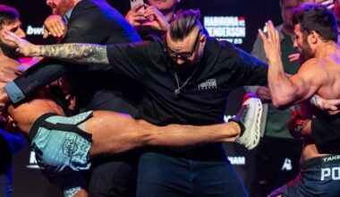 PFL has its own Khamzat — and he just started a knock-down, drag-out brawl at PFL Brussels weigh ins (Video)