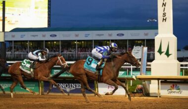 Always a Runner runs away with 152nd Kentucky Oaks win