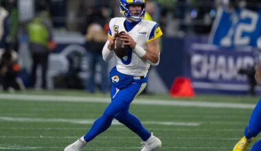Rams quarterback Matthew Stafford won his first NFL MVP award in February, after his 17th season.