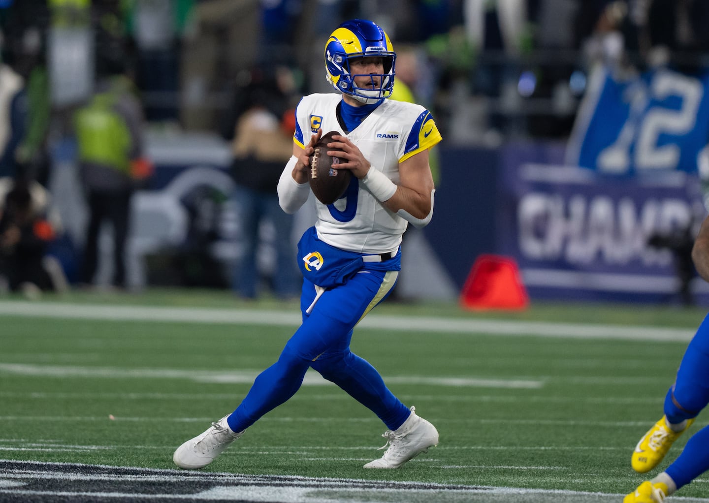 Rams quarterback Matthew Stafford won his first NFL MVP award in February, after his 17th season.