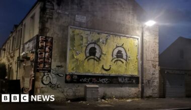 'Eye can see you': What's behind the new graffiti craze in Glasgow? - BBC