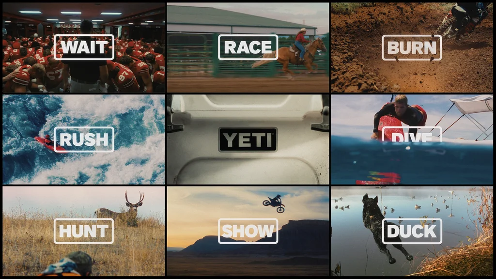 Yeti logo and similar logo designs with the word Yeti replaced with other words