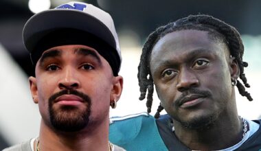 Philadelphia Eagles QB Jalen Hurts Didn't Attend AJ Brown's Wedding
