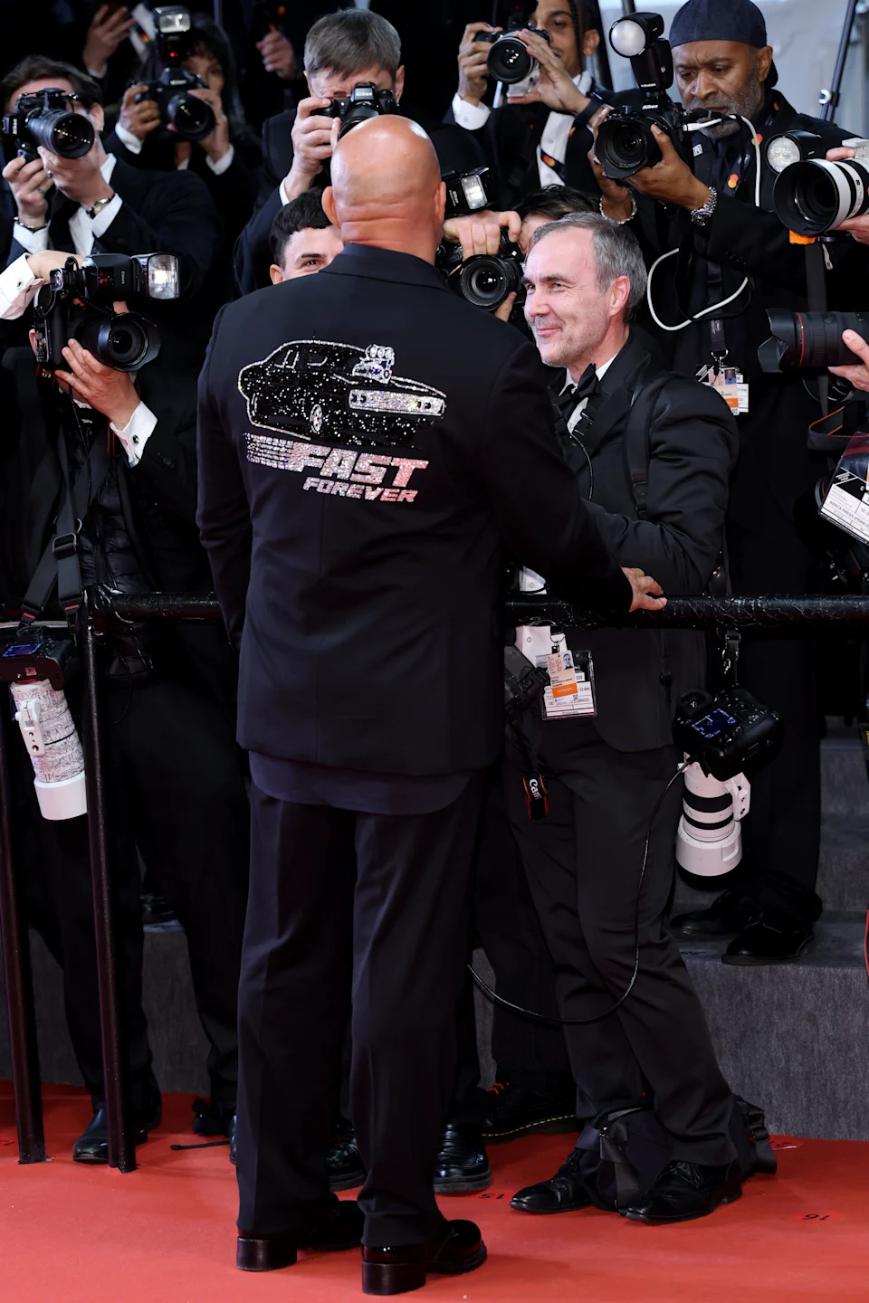 CANNES, FRANCE - MAY 13: Vin Diesel attends the "The Fast And The Furious" screening during the 79th annual Cannes Film Festival at Palais des Festivals on May 13, 2026 in Cannes, France. (Photo by Daniele Venturelli/WireImage)