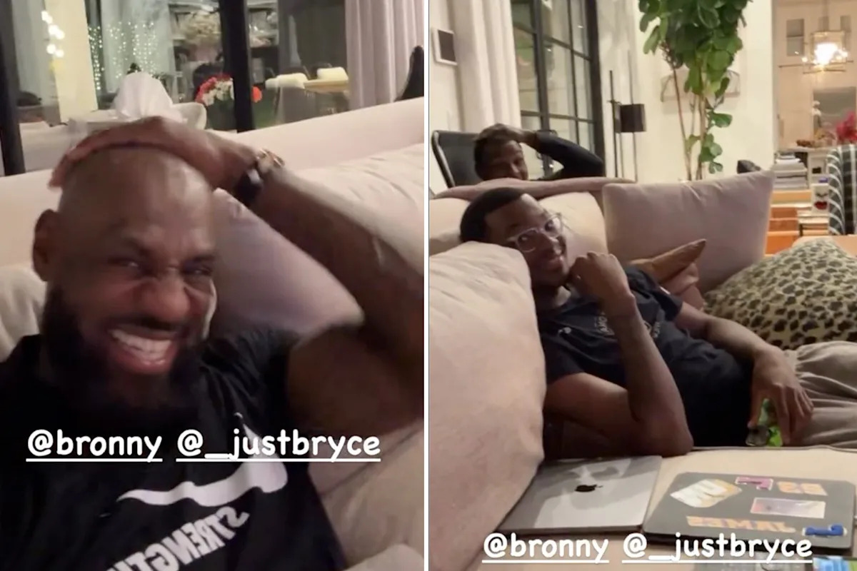 LeBron James reunited with sons Bronny and Bryce: ‘Got the band back together’