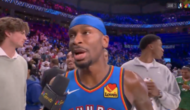 Shai Gilgeous-Alexander throws Isaiah Hartenstein under the bus in postgame interview