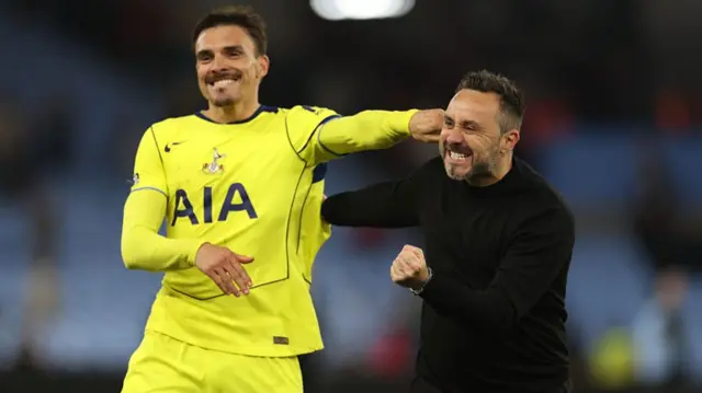 Tottenham celebrations
