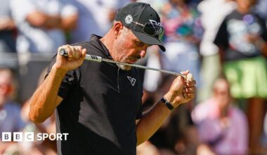 Golfer Phil Mickelson
