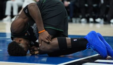 Edwards cleared to play for Timberwolves in series opener against Spurs after expedited rehab :: WRAL.com