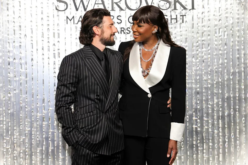 Andrea Preti and Venus Williams at the Swarovski Masters of Light Opening Celebration on Oct. 28, 2025, in Los Angeles.Credit: Maya Dehlin Spach/Getty