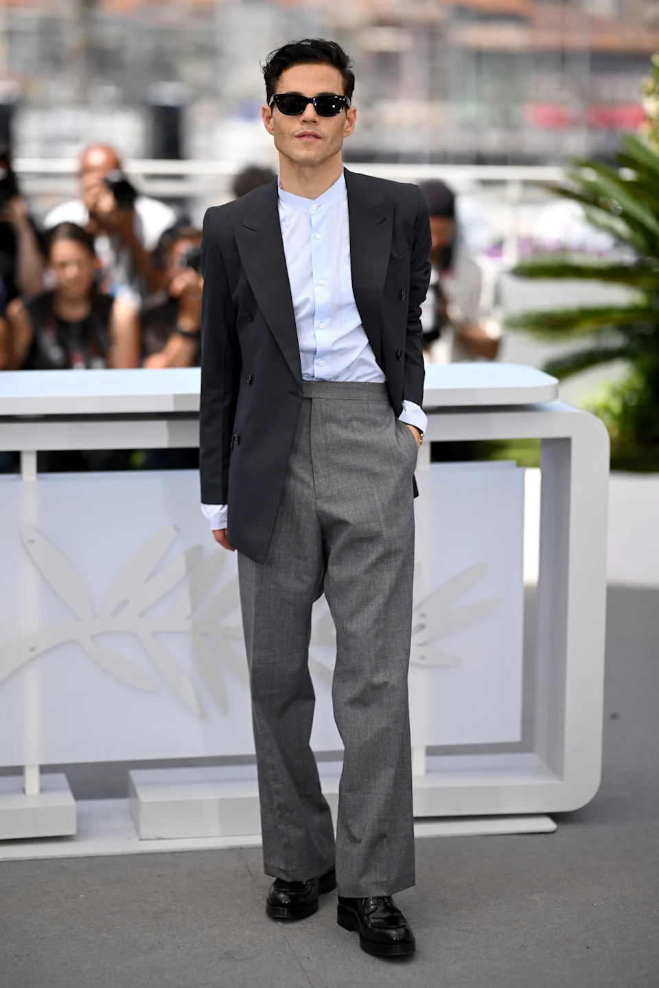 Rami Malek poses during the Man I Love photo-call.