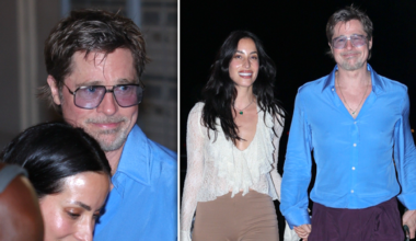 Brad Pitt & Ines de Ramon Grinning in Paris After His Son Drops 'Pitt' Last Name