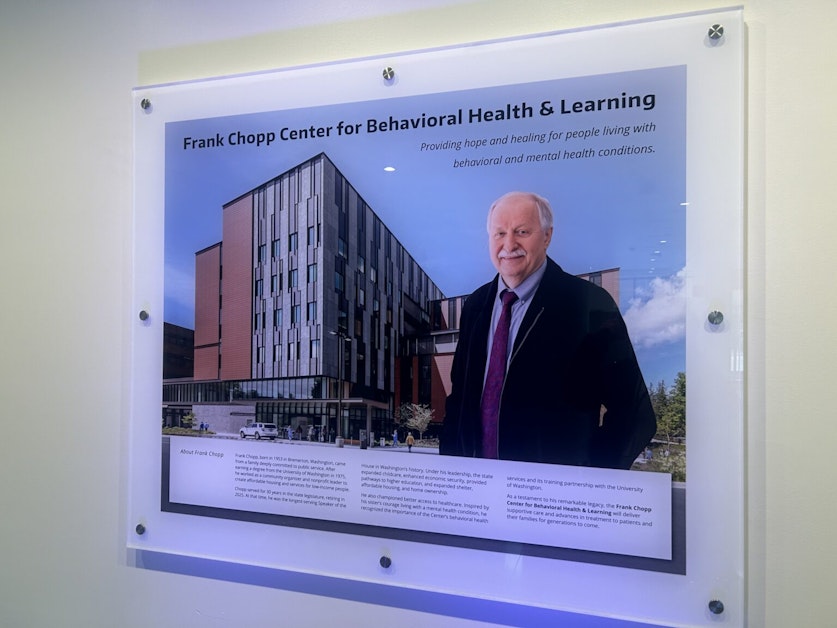 'They’re going to learn about Frank': UW psychiatric hospital dedicated to Chopp