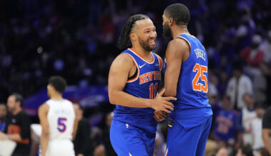 New York fans take over Philadelphia with ‘Knicks in 4’ chants amid blowout