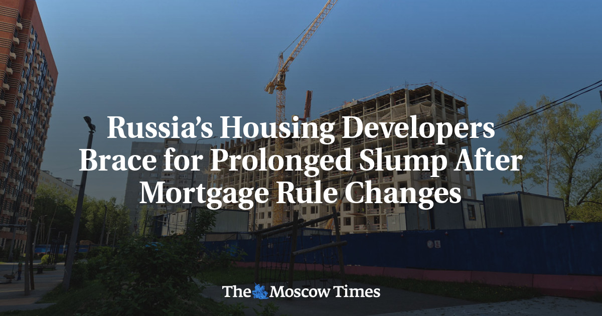 Russia’s Housing Developers Brace for Prolonged Slump After Mortgage Rule Changes