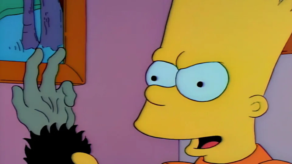 Bart with Monkey Paw in The Simpsons' Treehouse of Horrors II episode