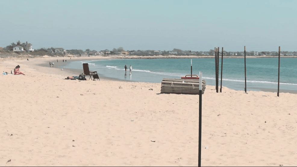 People on the beach. (WJAR)