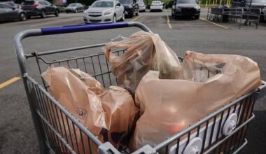 Plastic bags don’t go in the recycling bin. What should you do instead?