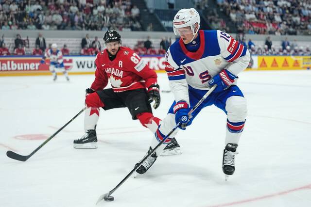 Penguins’ Sidney Crosby scores for Canada in win against United States