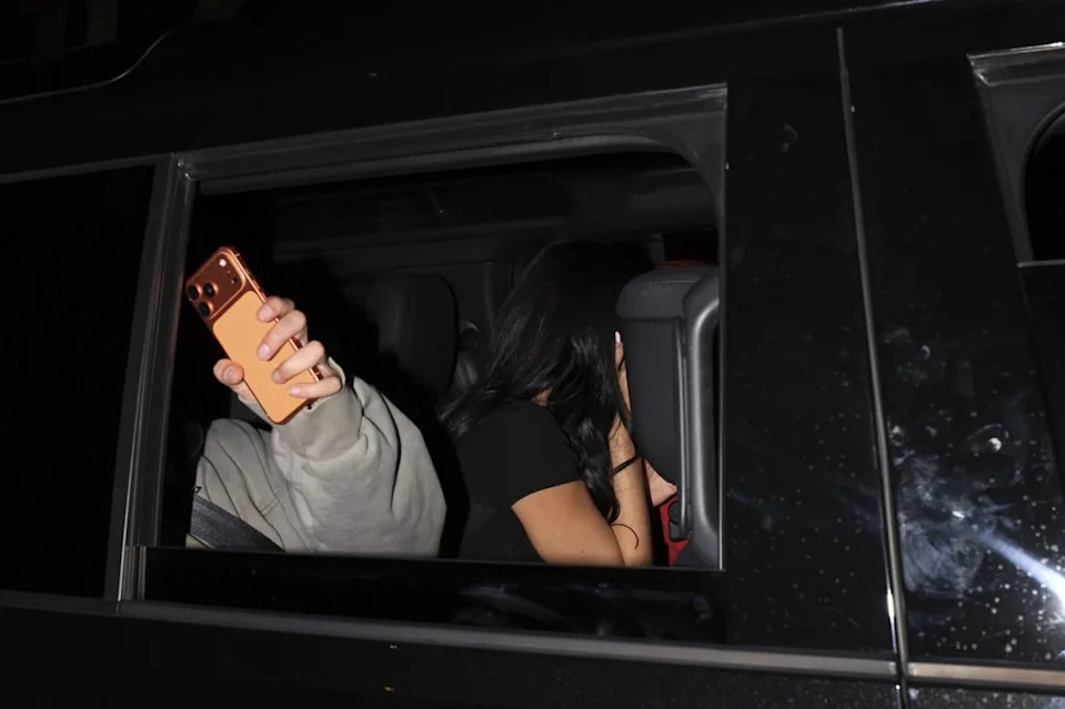Kylie and Chalamet shared the backseat with their friend Renell Medrano. BACKGRID