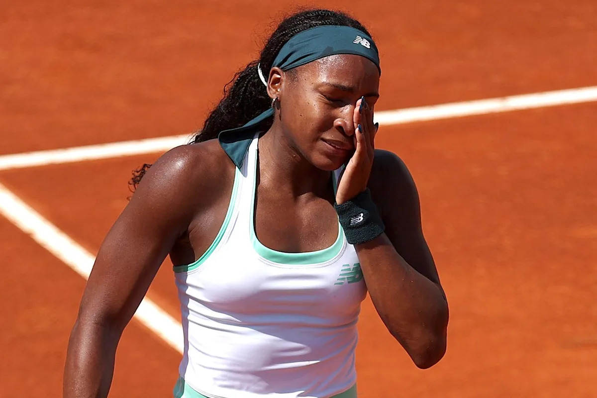 Coco Gauff Smashes Her Head with Her Racket as She Admits to Dealing with 'Personal Things Off-Court'