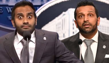 SNL finally parodied Kash Patel. He could only have been played by Aziz Ansari.